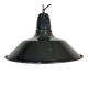 Industrial French Black Enamel Factory Pendant Lamp, 1960s