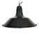 Industrial French Black Enamel Factory Pendant Lamp, 1960s