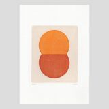 Peinture abstraite -  illustration  loki b75 - signé Eawy