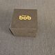 Vintage table lighter "Cube" Royal Bob – Wood Burl & Gold Finish