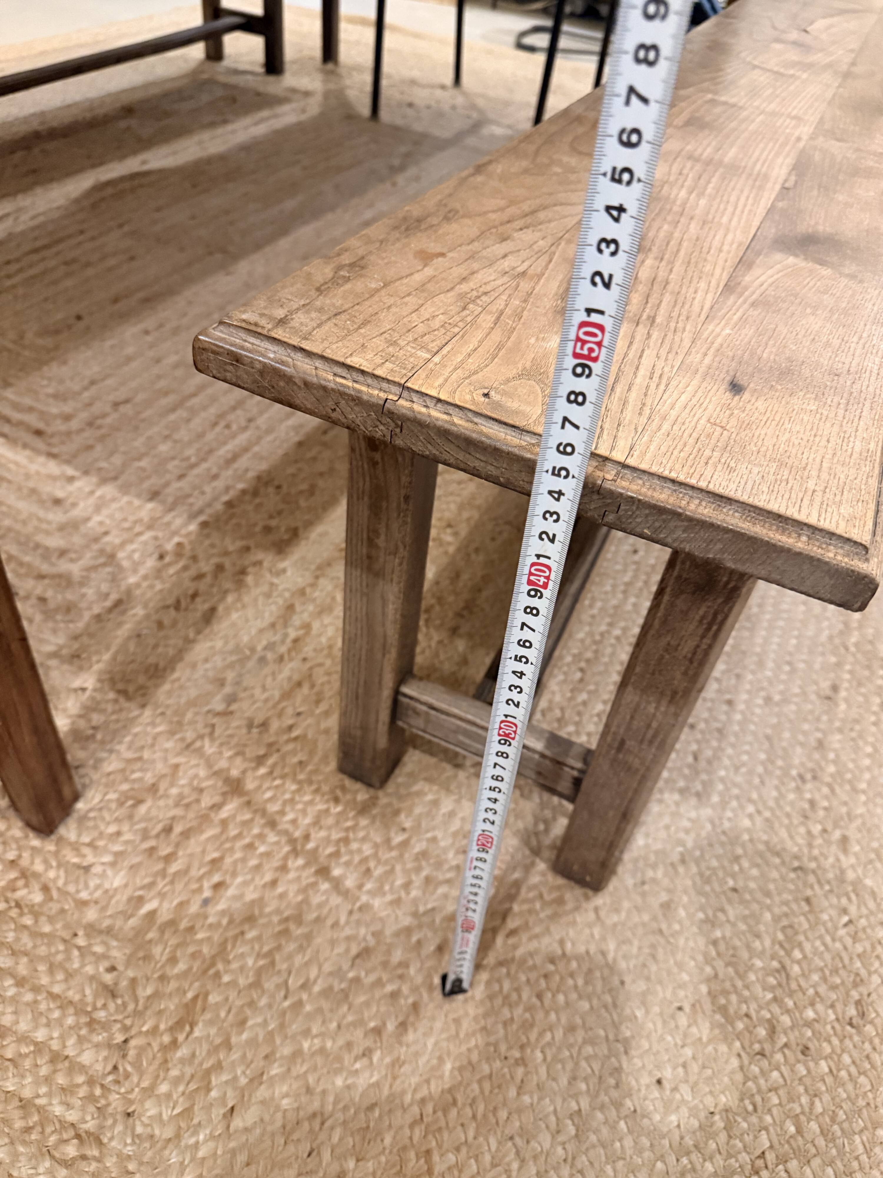 Pair of vintage benches