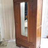 Vintage wardrobe with 1 door for years 50