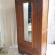 Vintage wardrobe with 1 door for years 50