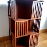 Danish teak revolving library 1960