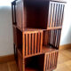 Danish teak revolving library 1960