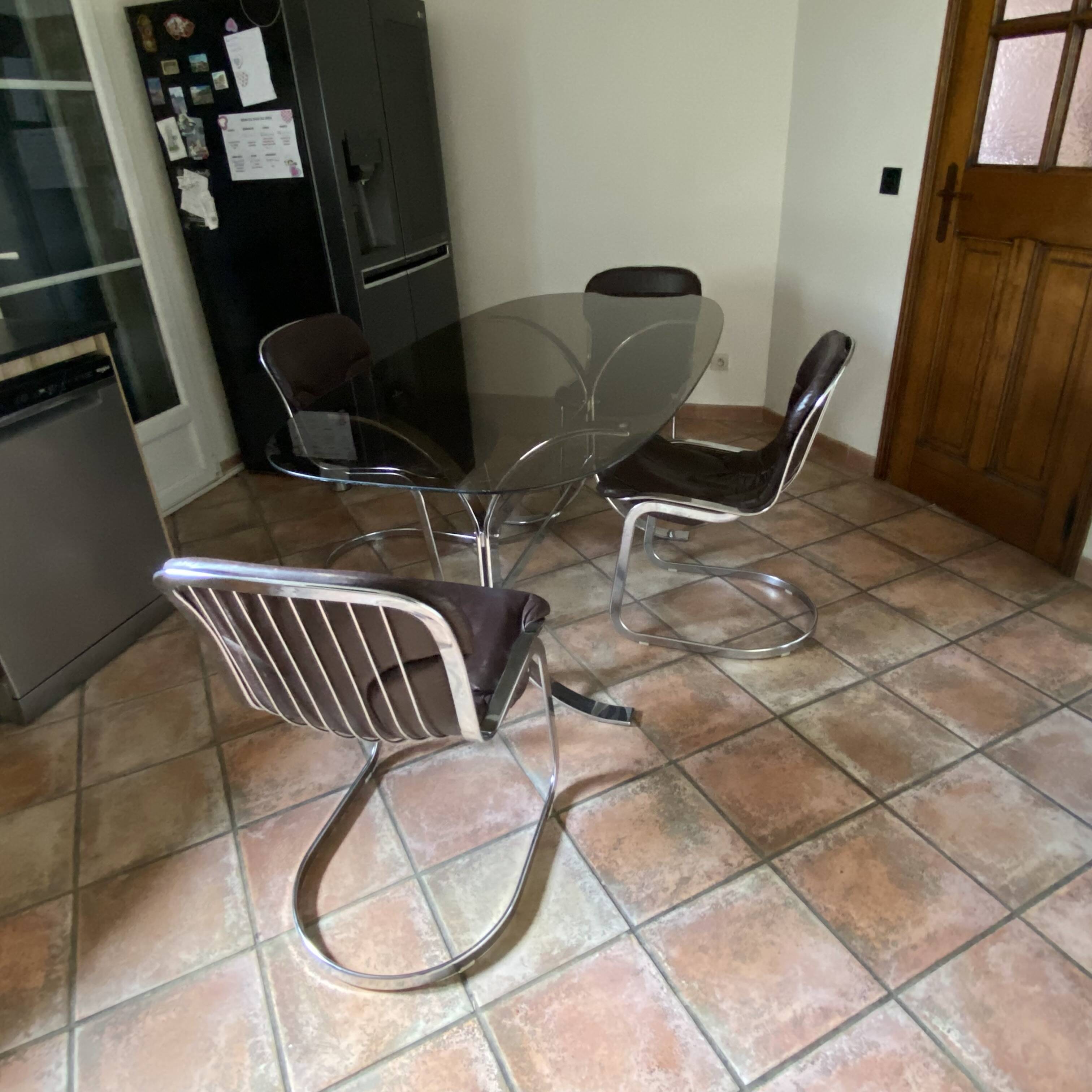 Roche Bobois table. 1970. Space Age. 178x90.