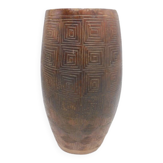Wooden vase