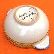 2 old ear bowls Faience from Quimper Henriot Quimper