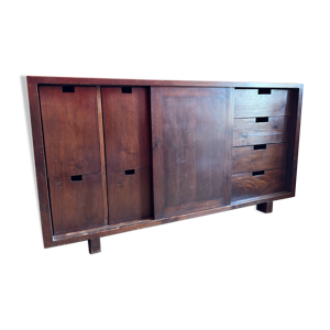 Buffet / meuble TV en bois massif – Nombreux rangements
