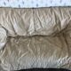 Light beige leather sofa Flou