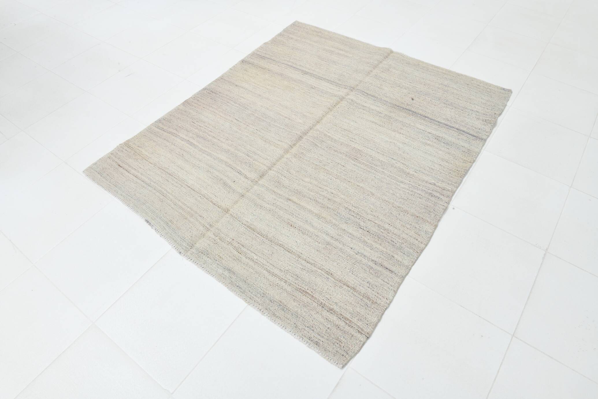 Turkish Mid Century Modern Vintage Kilim Rug, 143x172Cm