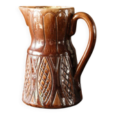 Large modernist glazed earthenware jug, 1950s