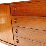 Vintage Scandinavian sideboard, teak sideboard from the 60s, 70s