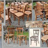 Lot 18 bistro chairs from 1946