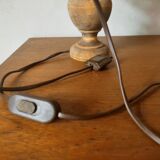 Lampe en bois