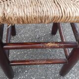 Set of 6 straw stools
