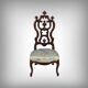 Nursing Chair in Mahogany, Napoleon III period – second half of the 19th century