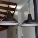 Pair of industrial bowl hanging