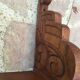 Old wooden shelf