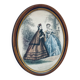 Illustration from La Mode Illustrée 1863 framed