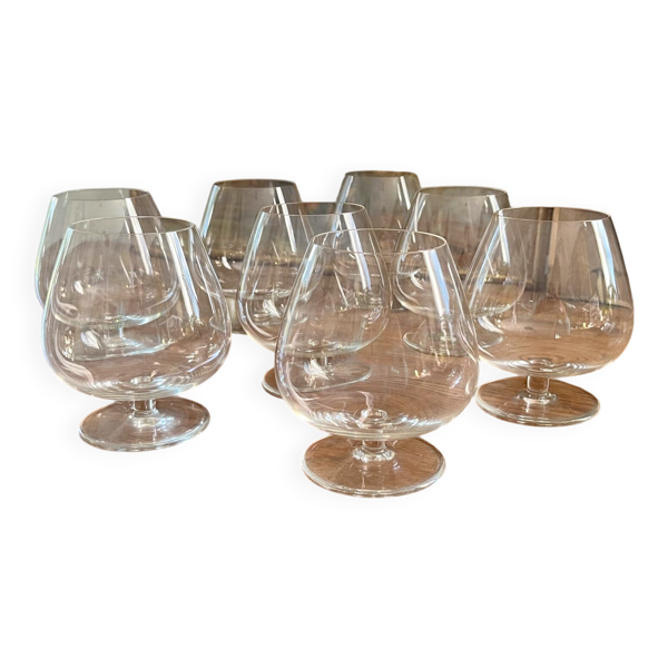 Verres à cognac cristal St Louis