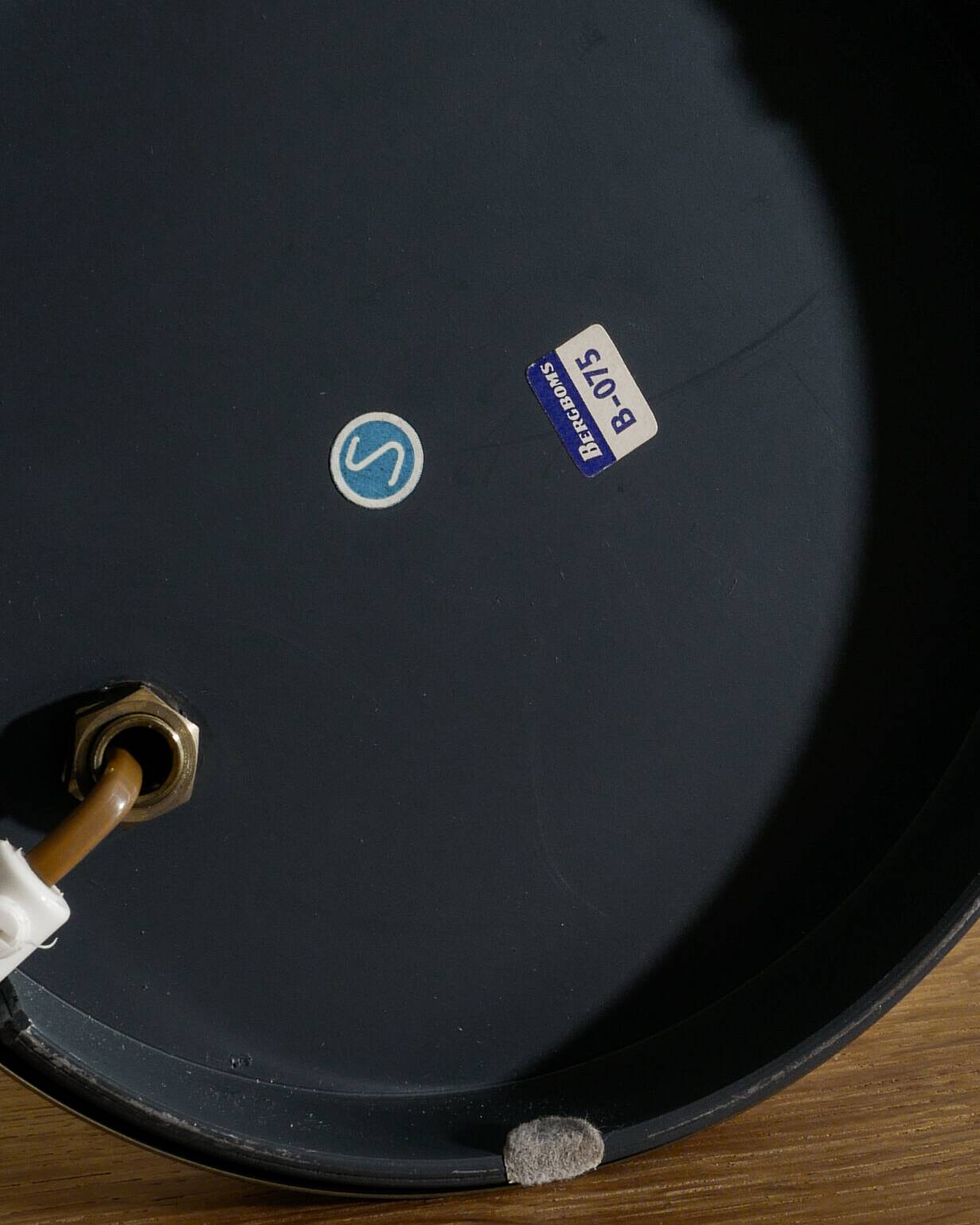 Swedish Mid Century B-075 Brass Table Lamp by Eje Ahlgren Bergboms, 1960s