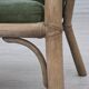 1970s, pair of Scandinavian lounge chairs, furniture velour and rattan