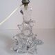 Pied de lampe en cristal Schneider