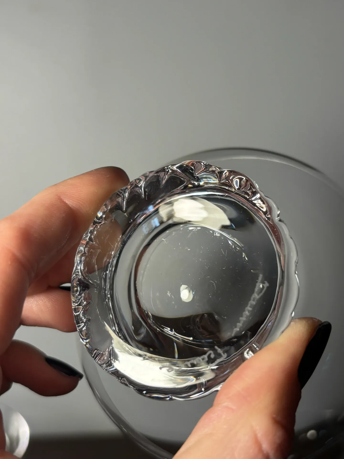 Verres a champagne 6p. Daum