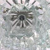 Glass ice Murano chandelier by Kalmar, Austria, 1960s