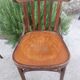 6 bistro chairs, pattern on the seat