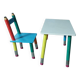 Ensemble chaise et bureau d'enfant  , Pierre Salla