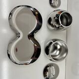 Alessi × sanaa – rare – "fruit basket" sugar bowl & creamer with tray