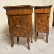 Large Art Deco bedside tables, Italy, 1930s, set of 2