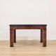 Coffee table in elm burl - 1970s