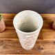 KPM Berlin vase – white relief porcelain – bird decoration