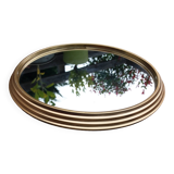 Round mirror tray
