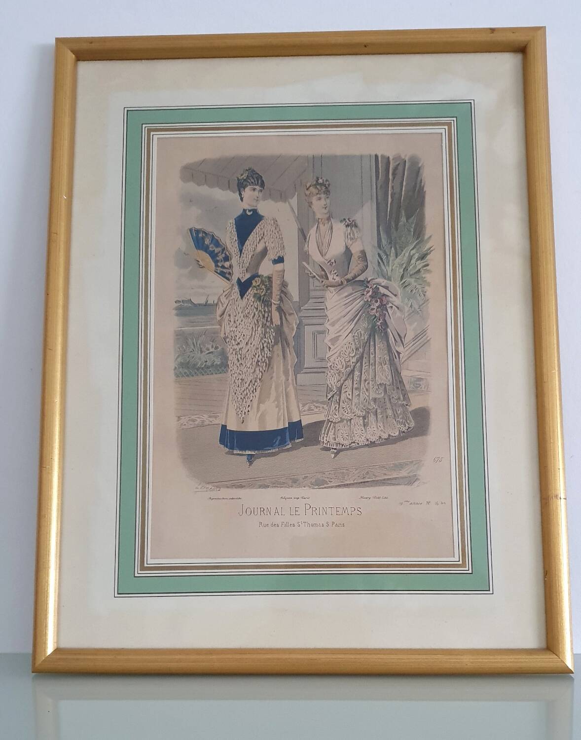 Print on 19th century fashion