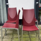 4 chaises de salle à manger italiennes post-modernes Bross