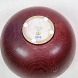 Ceramic Bowl Model 20.717 Made In Oxblood Colored Glaze By Axel Salto For Royal Copenhagen