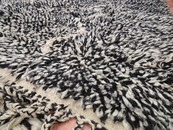 Carpet wool Beni Ouarain Moroccan Berber 250 x 153 cm