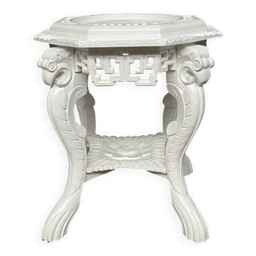 Chinoiserie style table. Solid wood.