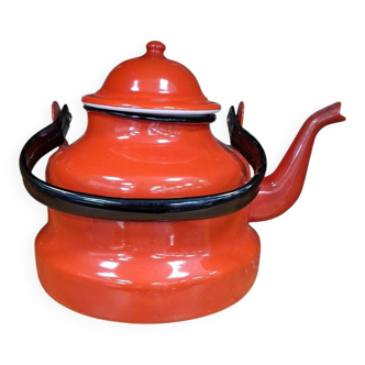 Red Japy teapot