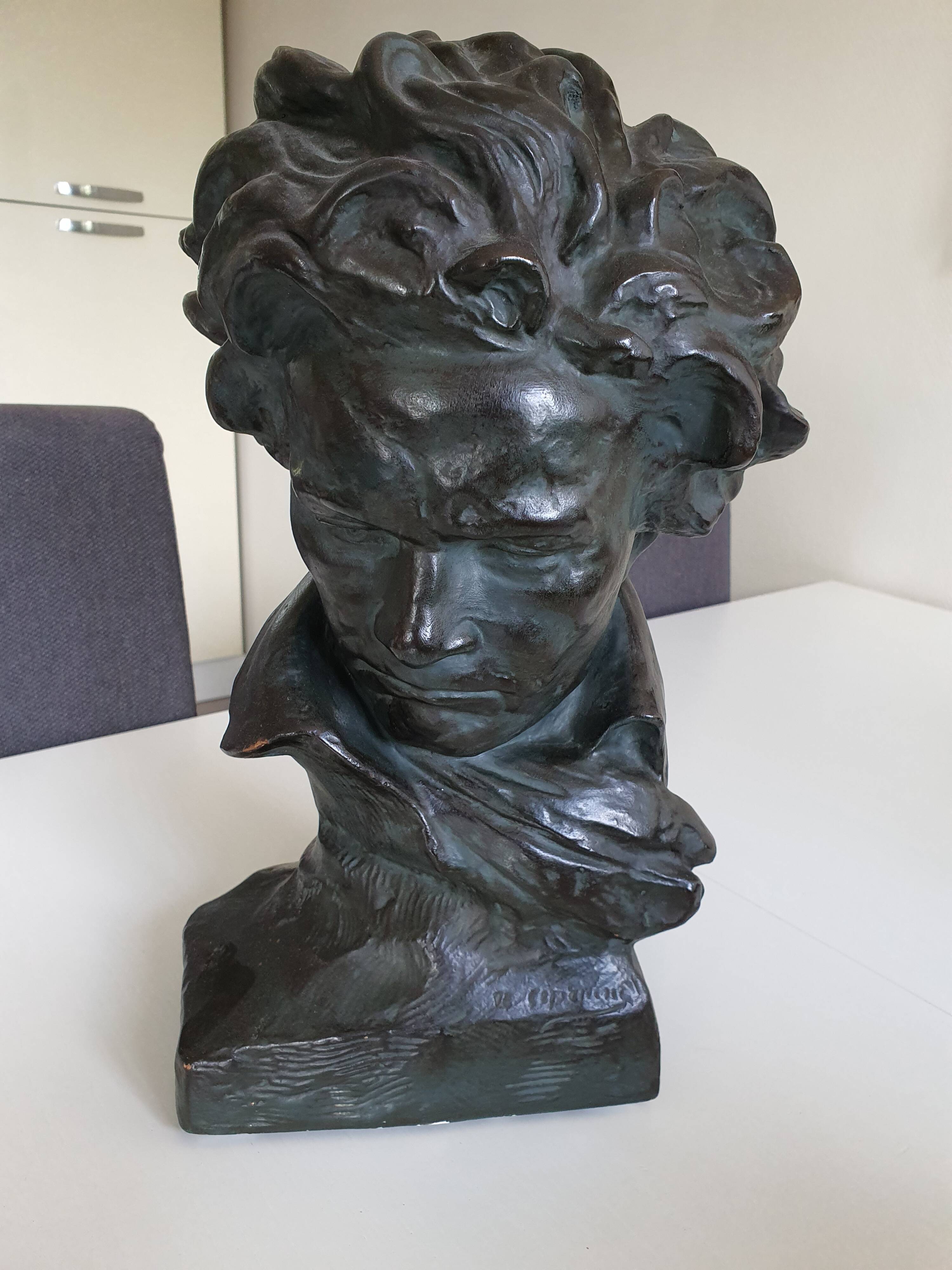 Beethoven bust by Cipriani