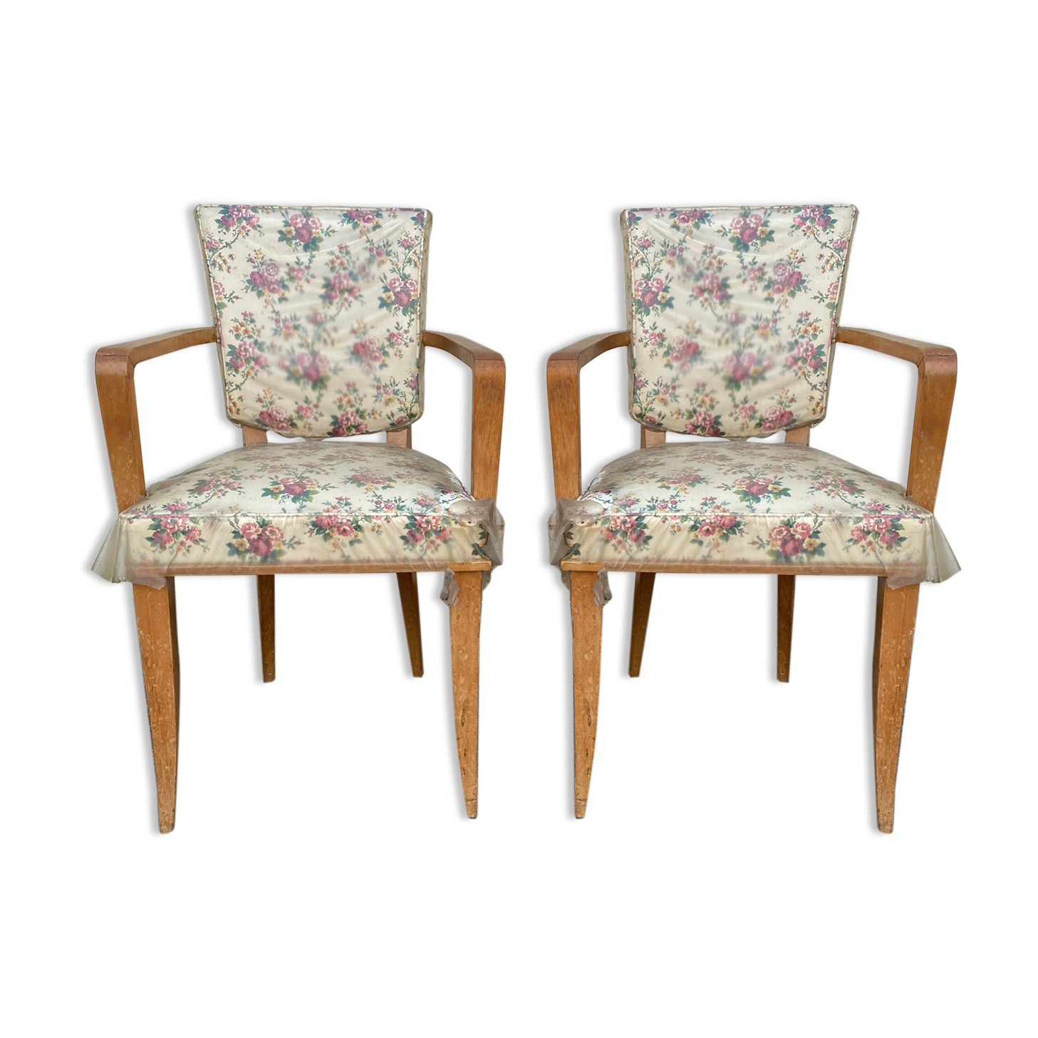 Pair of bridge chairs