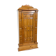 Antique oak shallow wall cabinet.
