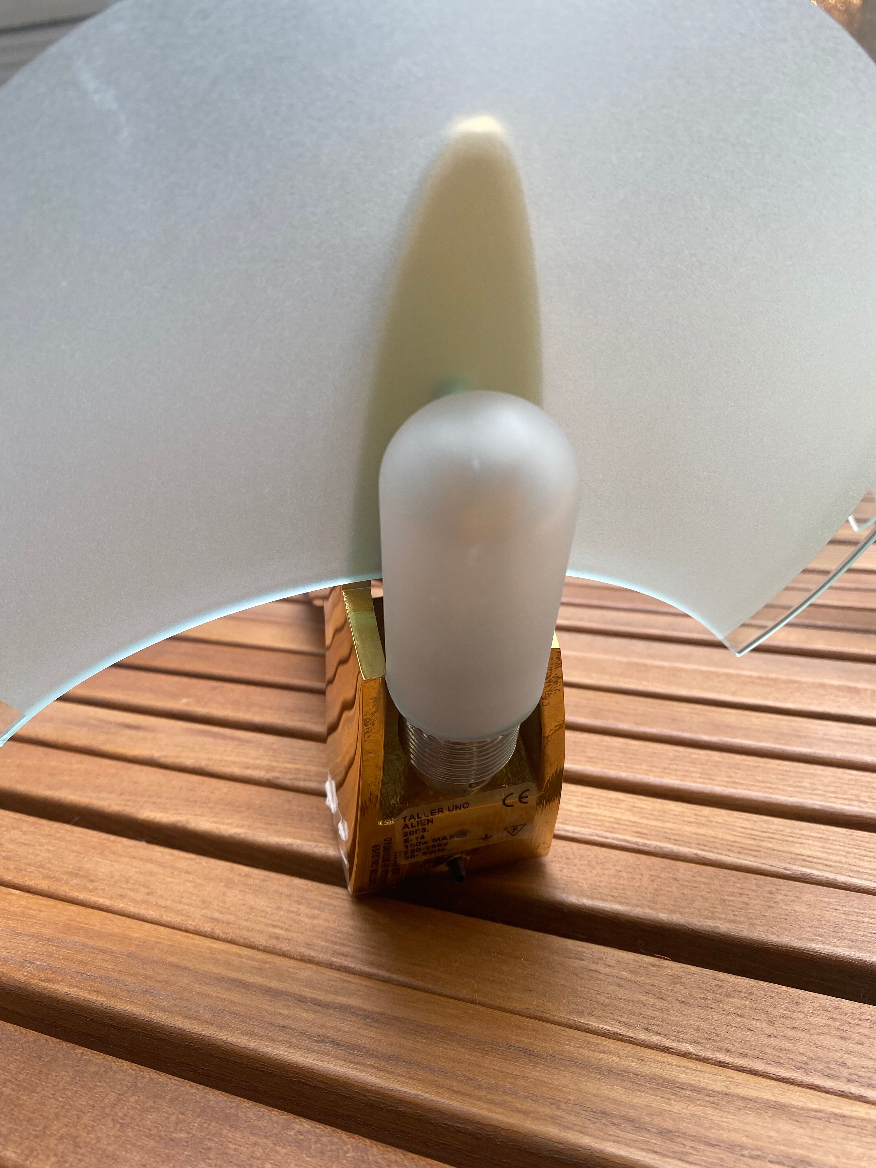 Pair of Alien wall lamps - Metalarte - 2000s