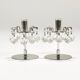 Paire de chandeliers „Lights of Vienna“ J.L. Lobmeyr, cristaux Swarovski facettés