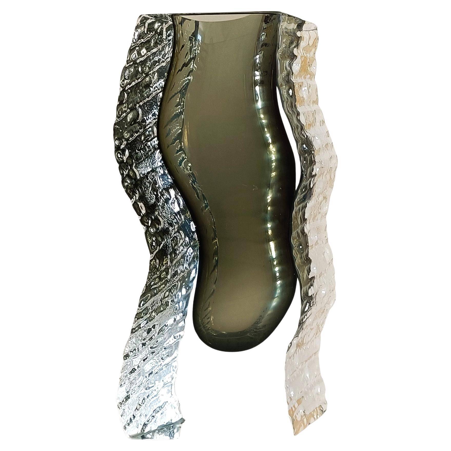 Murano Sommerso  Glass Vase by Alessandro Mandruzzato, Italy,  1970s