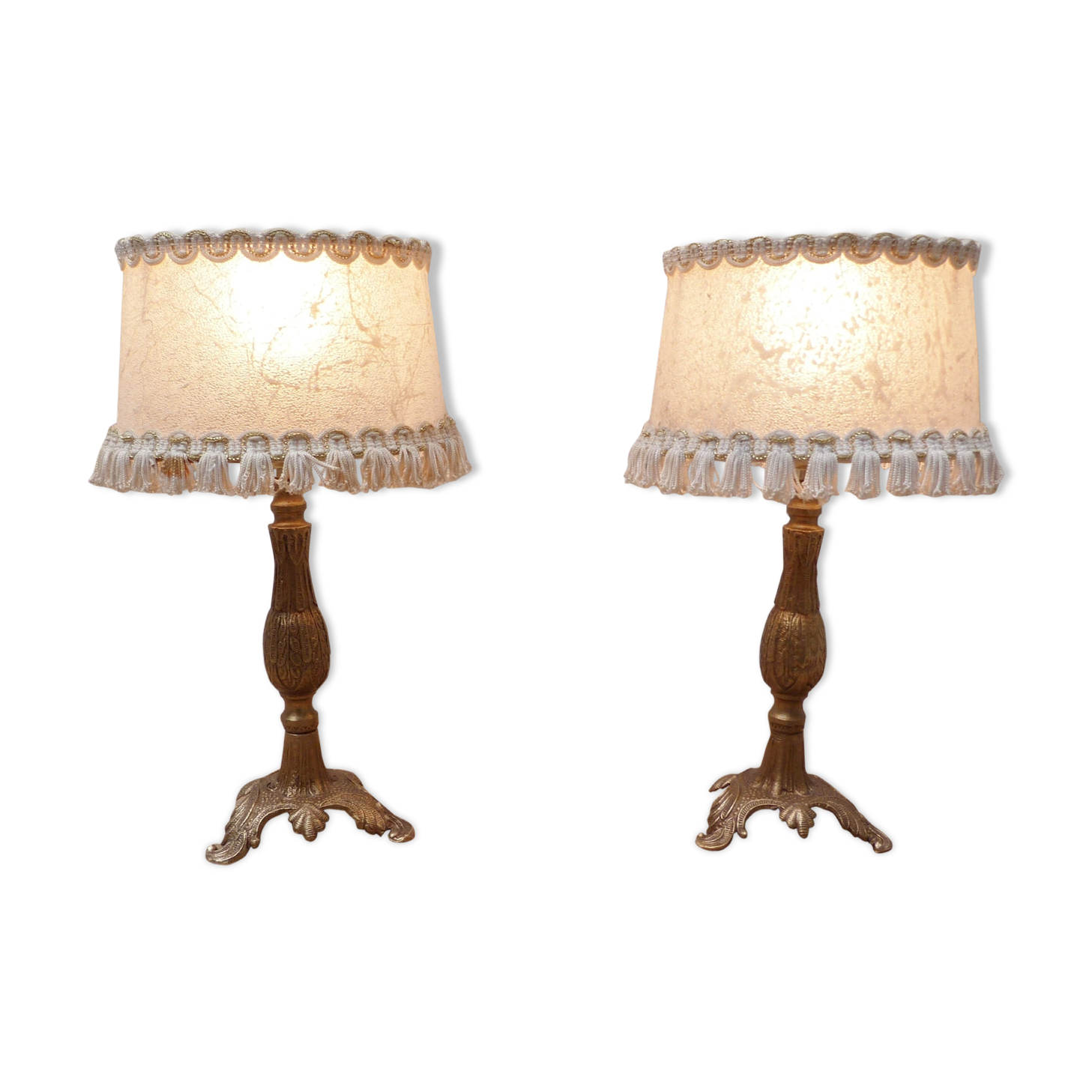 Pair of small lamps